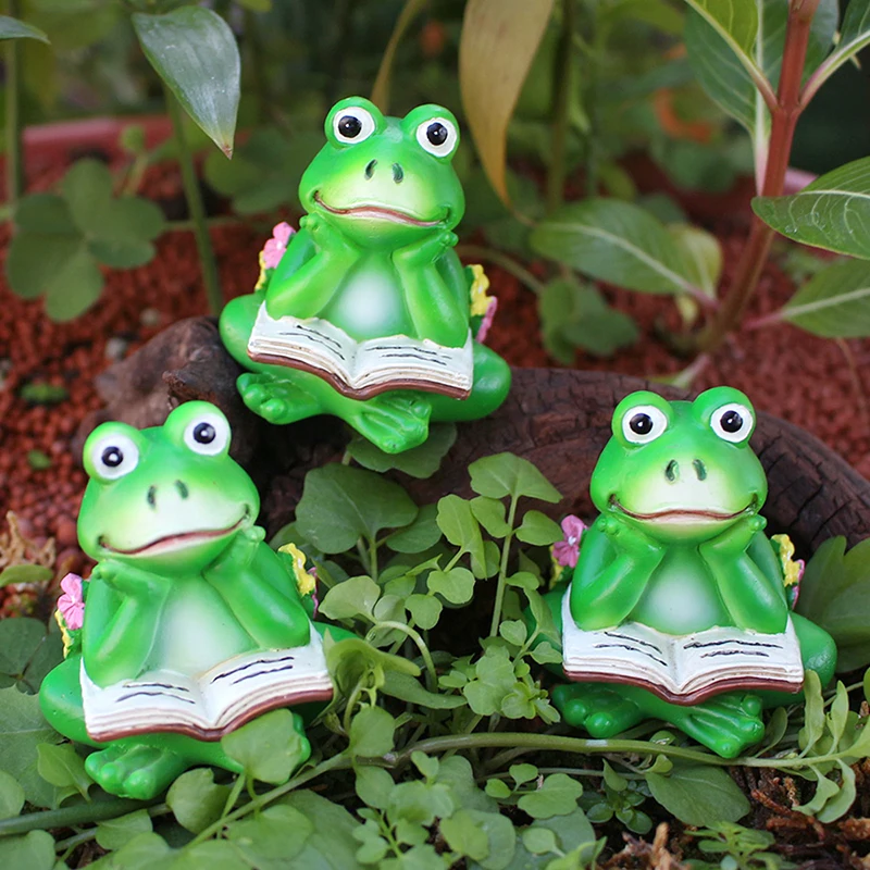 3pcs Reading Frog Statues Outdoor Garden Lawn Resin Frog Figurine Miniature Landscape Home Desktop Decoration
3pcs Reading Frog Statues Outdoor Garden Lawn Resin Frog Figurine Miniature Landscape Home Desktop Decoration