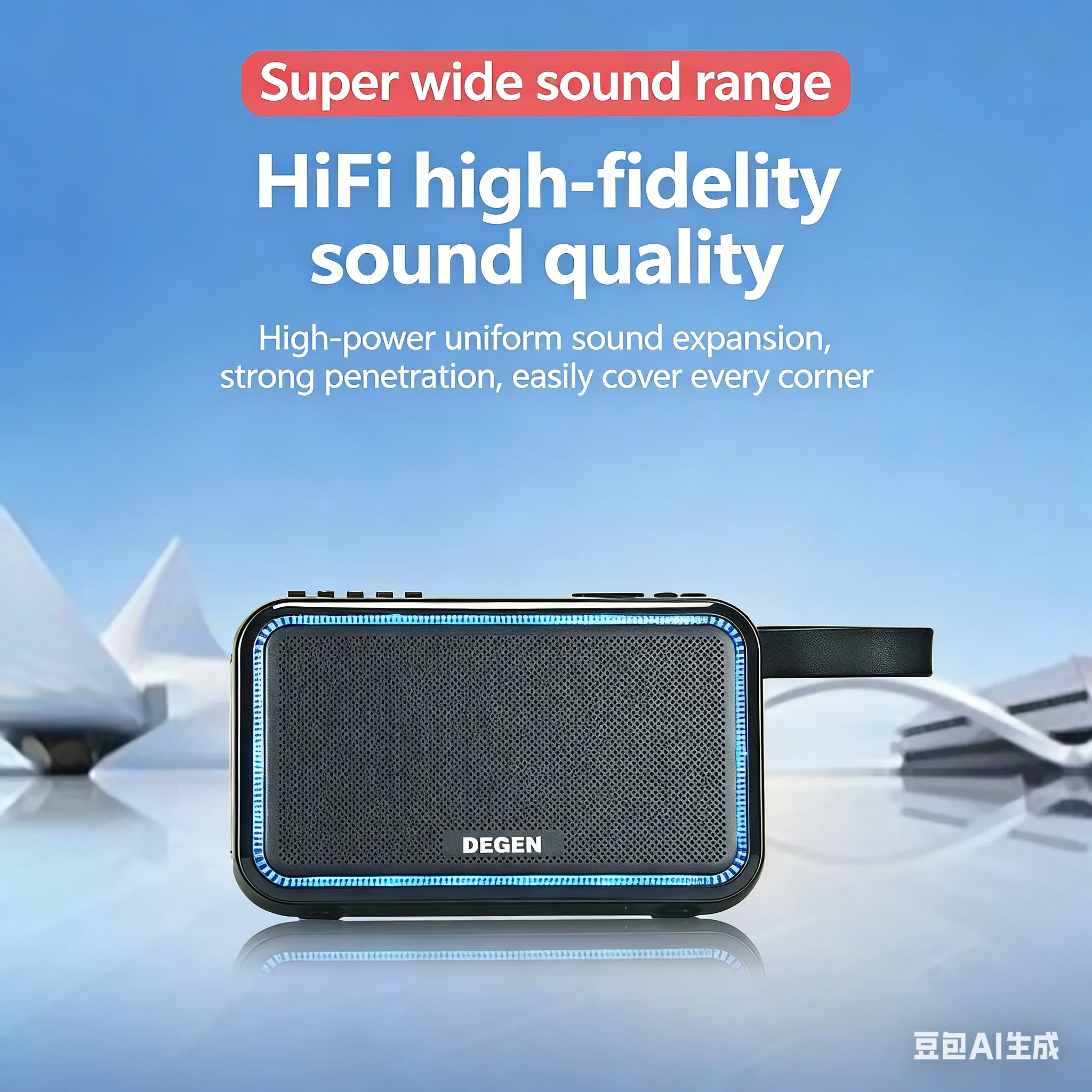 Мини-колонка Bluetooth с FM-радио, функцией записи голоса, красочными светодиодными огнями и ярким фонариком, воспроизведением с TF/USB для путешествий и активного отдыха
Мини-колонка Bluetooth с FM-радио, функцией записи голоса, красочными светодиодными огнями и ярким фонариком, воспроизведением с TF/USB для путешествий и активного отдыха