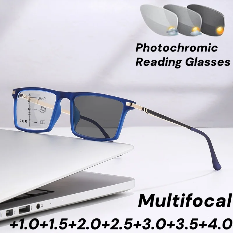 Ultralight Anti-UV Photochromic Reading Glasses Men Women Progressive Multifocal Glasses Vintage Trendy Far Sight Presbyopia
Ultralight Anti-UV Photochromic Reading Glasses Men Women Progressive Multifocal Glasses Vintage Trendy Far Sight Presbyopia
