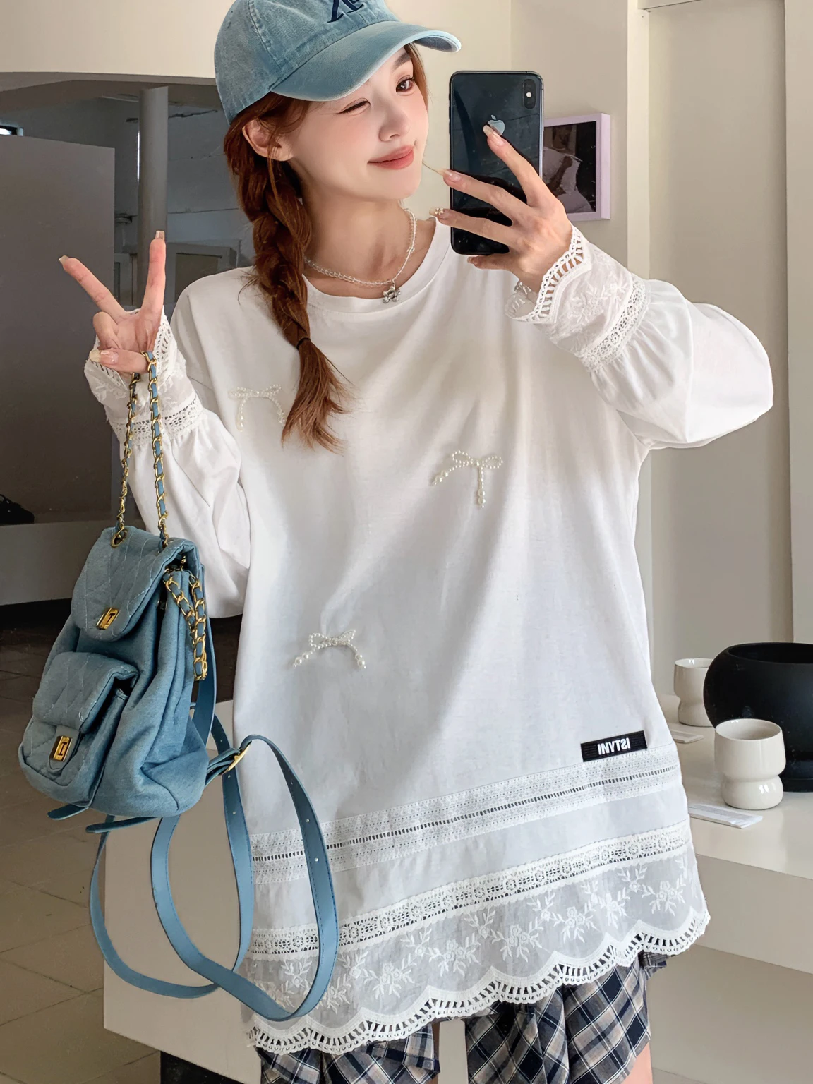 Новинка: Летний женский повседневный топ свободного кроя с вышивкой бисером и кружевом, новый дизайн, круглый вырез, модный стиль.
Новинка: Летний женский повседневный топ свободного кроя с вышивкой бисером и кружевом, новый дизайн, круглый вырез, модный стиль.