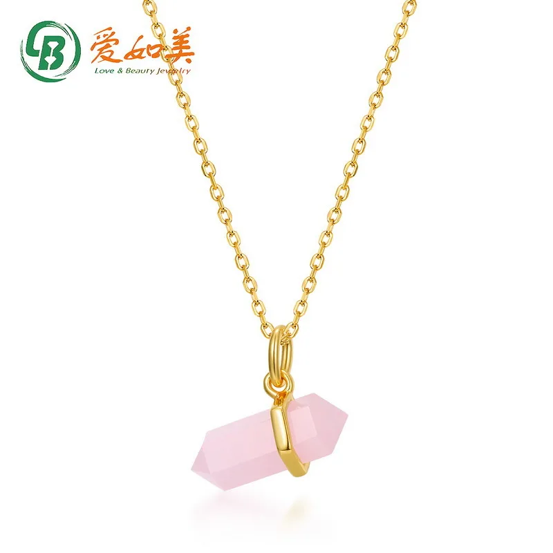 Synthetic Powder Crystal Diamond Shaped Pillar Pendant 18K Gold PT950 Platinum Silver Plated 7-layer Gold Geometric Pendant
Synthetic Powder Crystal Diamond Shaped Pillar Pendant 18K Gold PT950 Platinum Silver Plated 7-layer Gold Geometric Pendant
