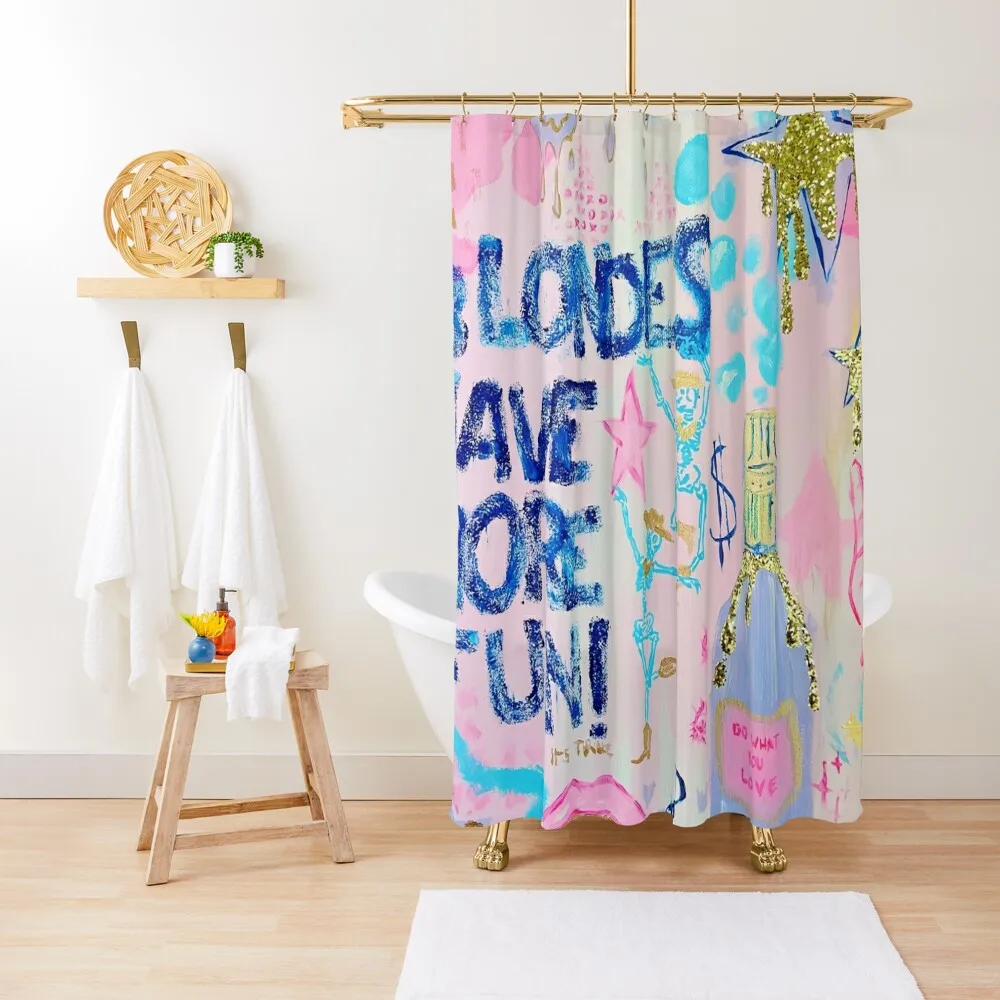 Blondes Have More Fun Shower Curtain Funny Shower Shower Sets For Bathroom Curtain
Blondes Have More Fun Shower Curtain Funny Shower Shower Sets For Bathroom Curtain