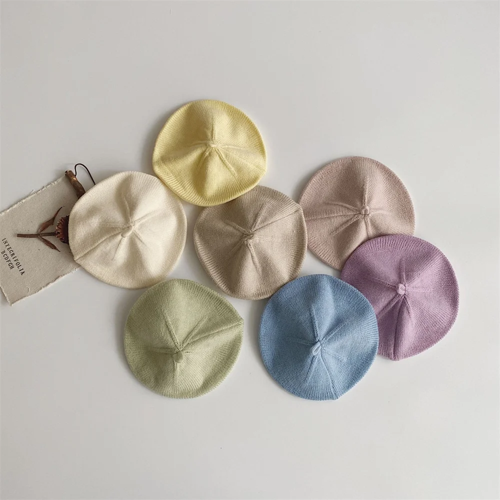 Fashion Baby Knitted Beret Solid Color Children's Warm Hat Autumn and Winter Painter Hat Children's Hat Accessory
Fashion Baby Knitted Beret Solid Color Children's Warm Hat Autumn and Winter Painter Hat Children's Hat Accessory