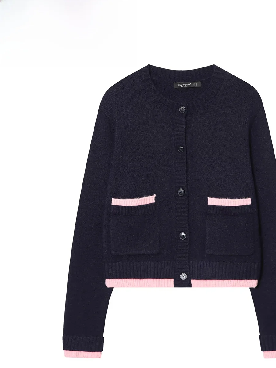 Женский вязаный кардиган ZARK с длинными рукавами и круглым вырезом, цветной, весна 2026, из полиэфирного волокна, YF2640060
Женский вязаный кардиган ZARK с длинными рукавами и круглым вырезом, цветной, весна 2026, из полиэфирного волокна, YF2640060