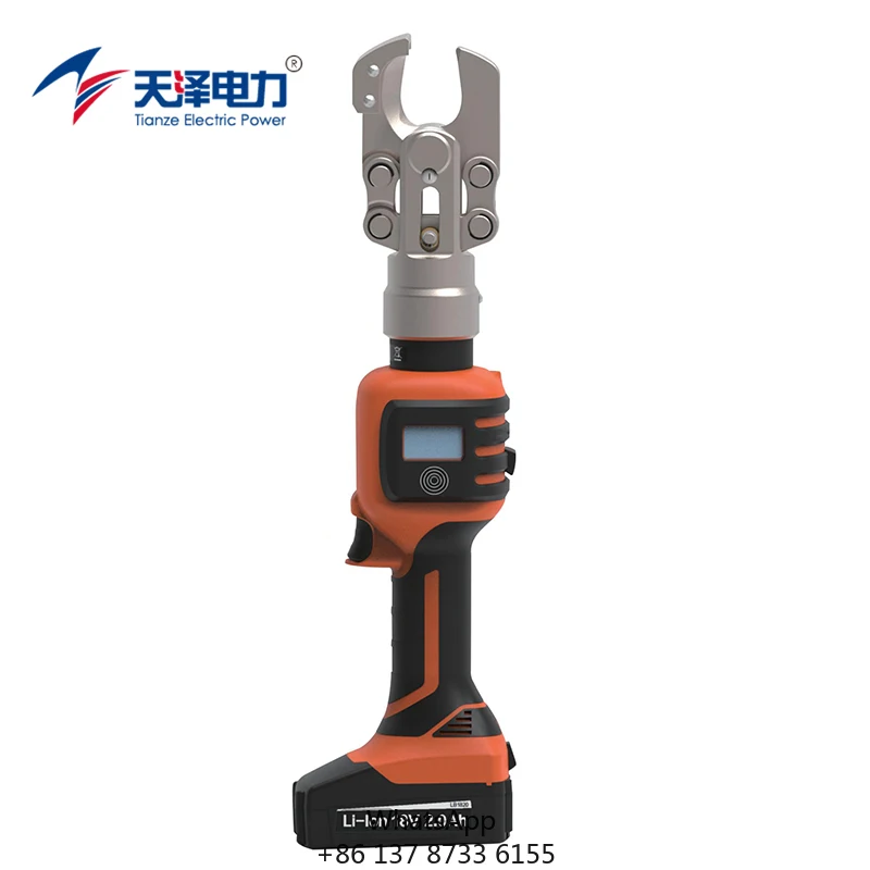 B50-TC30S-KV Battery-Powered Cordless Hydraulic Cutter Tool For Copper Aluminum ACSR Cable Cutting 
B50-TC30S-KV Battery-Powered Cordless Hydraulic Cutter Tool For Copper Aluminum ACSR Cable Cutting