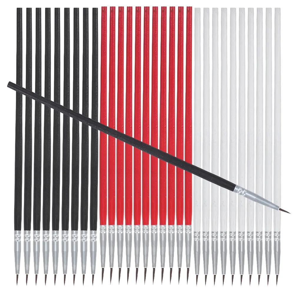 60 Pcs Brush Set Watercolor Brushes Craft Paint Brush Nylon Tip Fine Liner Mini Detailing Artist Paint Brushes Round Pointed
60 Pcs Brush Set Watercolor Brushes Craft Paint Brush Nylon Tip Fine Liner Mini Detailing Artist Paint Brushes Round Pointed