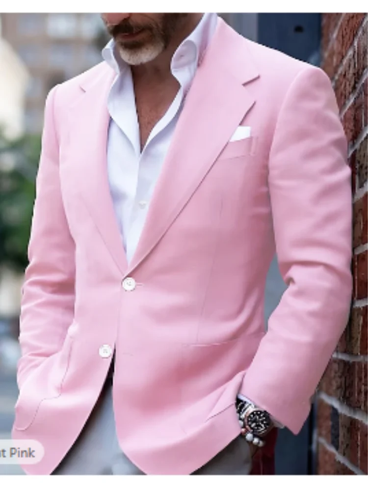 Men's Suit Jacket Solid Business Jacket Single-Breasted Suit Collar Casual Fashion Slim Design 2025 Autumn New Style Jacket
Men's Suit Jacket Solid Business Jacket Single-Breasted Suit Collar Casual Fashion Slim Design 2025 Autumn New Style Jacket