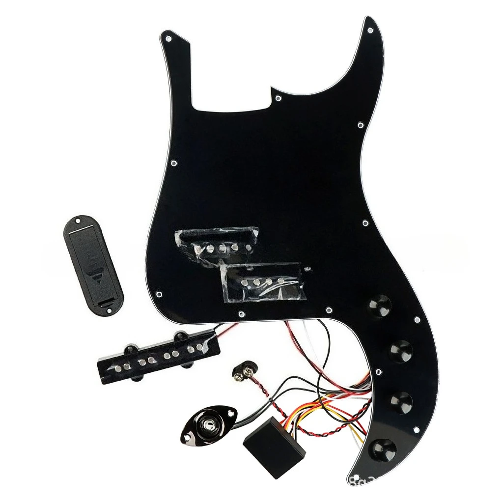 Prewired Loaded Guitar Pickguard, 4-String Cratch Plate with Pickup for 4 Strings P Bass
Prewired Loaded Guitar Pickguard, 4-String Cratch Plate with Pickup for 4 Strings P Bass