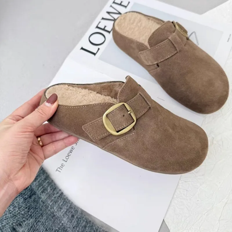 2025 Winter Woman Slippers Plush Interior Anti Slip Sole Thick Bottom Embroider Fashion Warm Slippers Use Indoor Outdoor 326
2025 Winter Woman Slippers Plush Interior Anti Slip Sole Thick Bottom Embroider Fashion Warm Slippers Use Indoor Outdoor 326