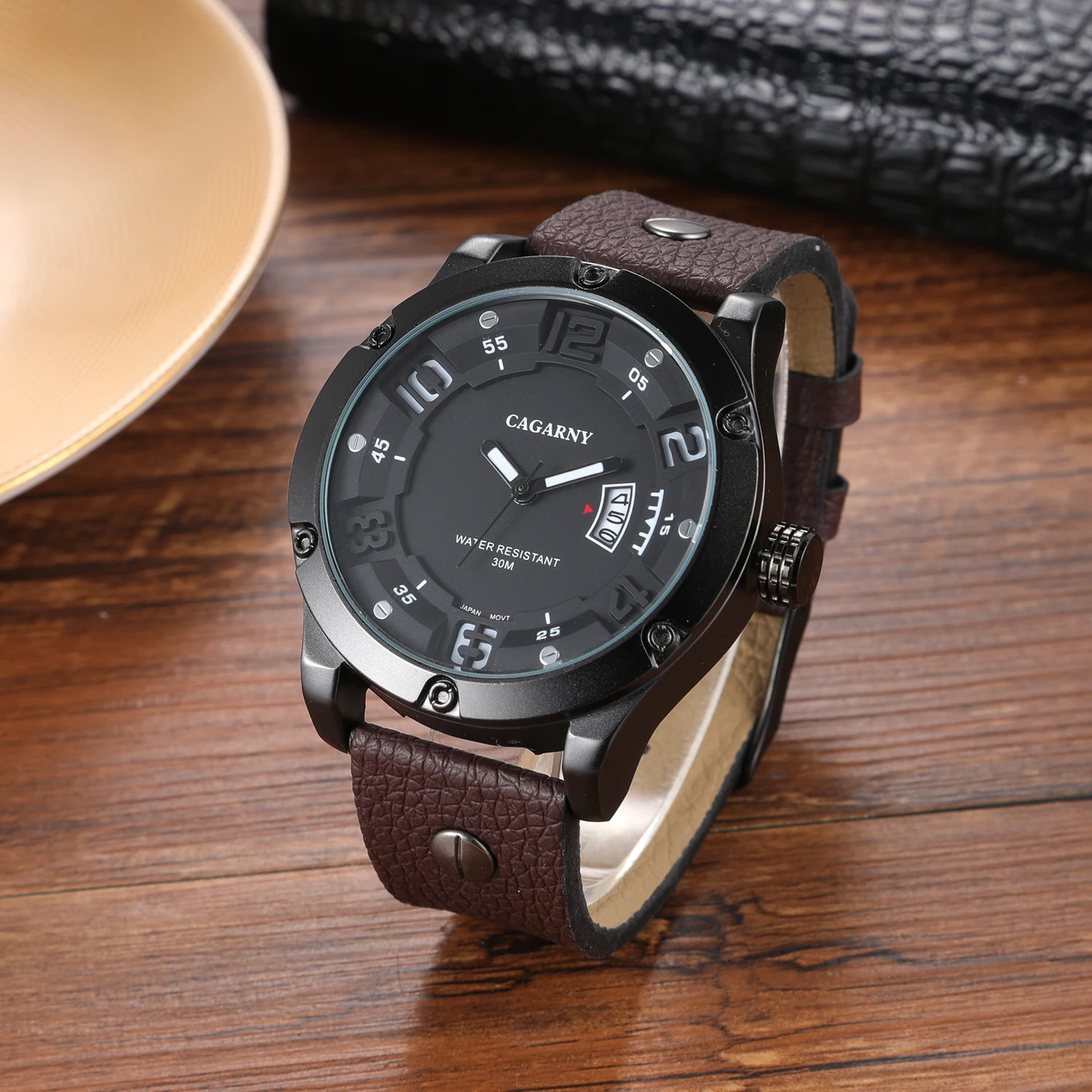 CAGARNY Brand 6858 Men's Quartz Watches Casual Date Display Classic Fashion Man's Leather Wristwatch
CAGARNY Brand 6858 Men's Quartz Watches Casual Date Display Classic Fashion Man's Leather Wristwatch
