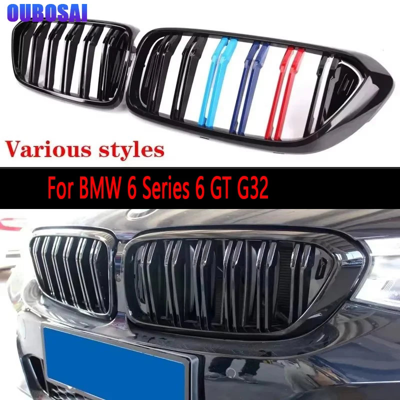 For BMW 6 Series 6 GT G32 640i 630i 2017-2020 Kidney Grille Glossy Black ABS M Style Color Plastic Front Bumper Auto Decor Grill
For BMW 6 Series 6 GT G32 640i 630i 2017-2020 Kidney Grille Glossy Black ABS M Style Color Plastic Front Bumper Auto Decor Grill