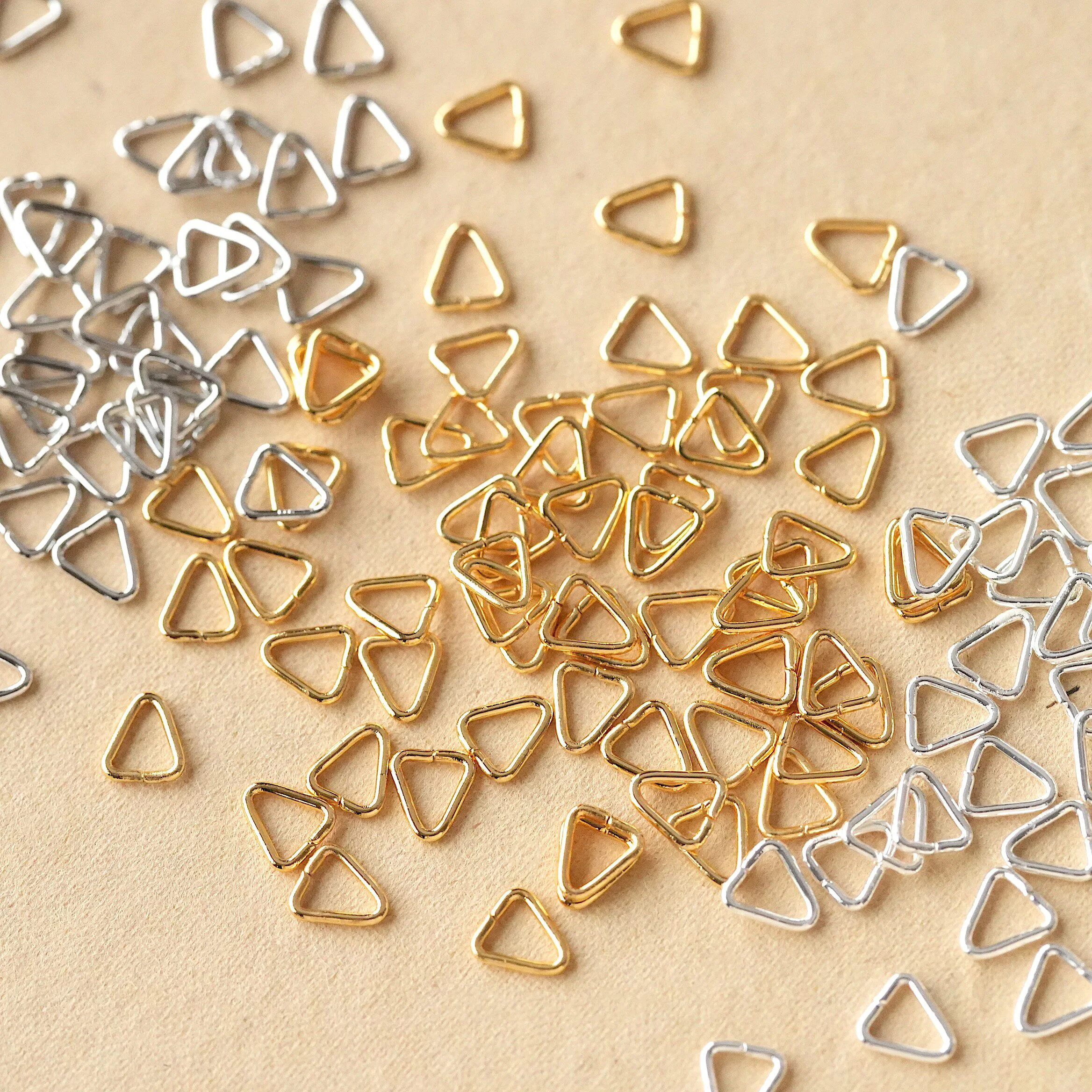 100PCS Brass Gold Plated Triangle Open Jump Ring Split Ring Buckle Jewelry DIY Making Supplies Handmade Findings Accessories
100PCS Brass Gold Plated Triangle Open Jump Ring Split Ring Buckle Jewelry DIY Making Supplies Handmade Findings Accessories