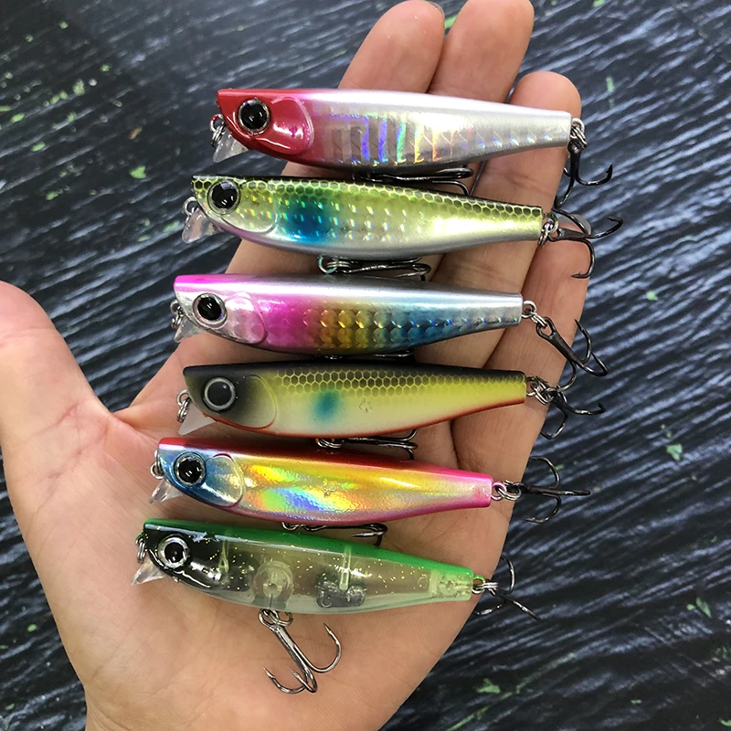 60mm 10g Slow Sinking Minnow Fishing Lures Long Casting Swimbait Wobbler for Bass Trout Artificial Hard Bait Fishing Accessories
60mm 10g Slow Sinking Minnow Fishing Lures Long Casting Swimbait Wobbler for Bass Trout Artificial Hard Bait Fishing Accessories