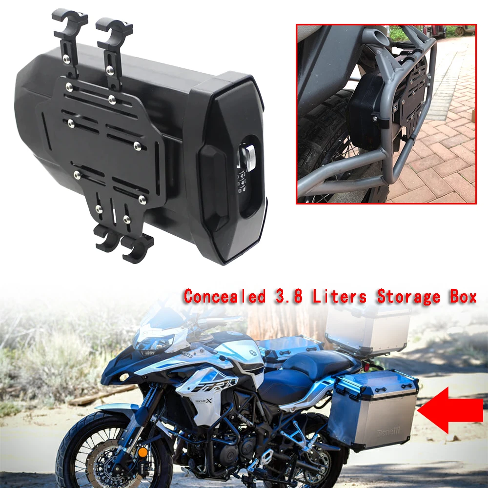 Universal 3.8 Liters Storage Toolbox For Benelli TRK502 TRK502X TRK 502 502X Motorcycle Accessories Side Decorative Storage Box
Universal 3.8 Liters Storage Toolbox For Benelli TRK502 TRK502X TRK 502 502X Motorcycle Accessories Side Decorative Storage Box