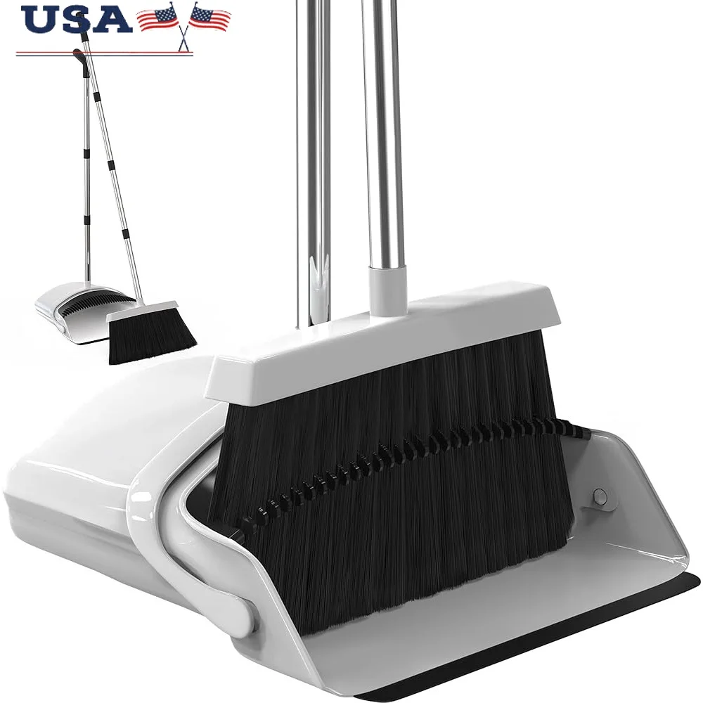 Набор совок для метлы с регулируемой ручкой Легкая прочная метла с длинной ручкой Вертикальный стоячий дизайн Идеальная уборка в помещении и на открытом воздухе
Набор совок для метлы с регулируемой ручкой Легкая прочная метла с длинной ручкой Вертикальный стоячий дизайн Идеальная уборка в помещении и на открытом воздухе