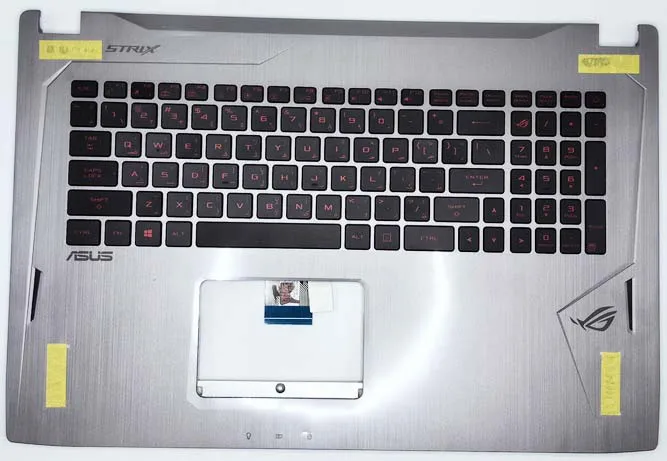New/Orig for ASUS ROG STRIX GL702 GL702VS GL702VM S7 S7VS S7VM Palmrest Arabic keyboard upper cover Backlight,Silver
New/Orig for ASUS ROG STRIX GL702 GL702VS GL702VM S7 S7VS S7VM Palmrest Arabic keyboard upper cover Backlight,Silver
