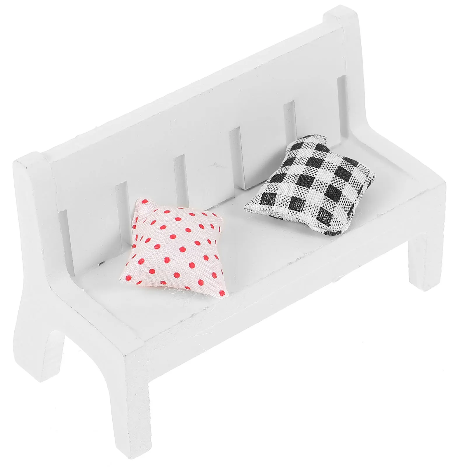 White Wooden Double Chair Miniature Garden Decoration Home Accessories LightWeight Craft Ornaments Bookshelf Display
White Wooden Double Chair Miniature Garden Decoration Home Accessories LightWeight Craft Ornaments Bookshelf Display