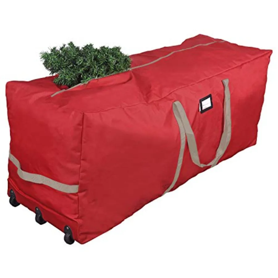 Rolling Christmas Tree Storage Bag, Fits Up to 9 ft. Xmas Tree, 28"x 16"x 60", Extra Large Heavy Duty Storage Container with Wh
Rolling Christmas Tree Storage Bag, Fits Up to 9 ft. Xmas Tree, 28"x 16"x 60", Extra Large Heavy Duty Storage Container with Wh