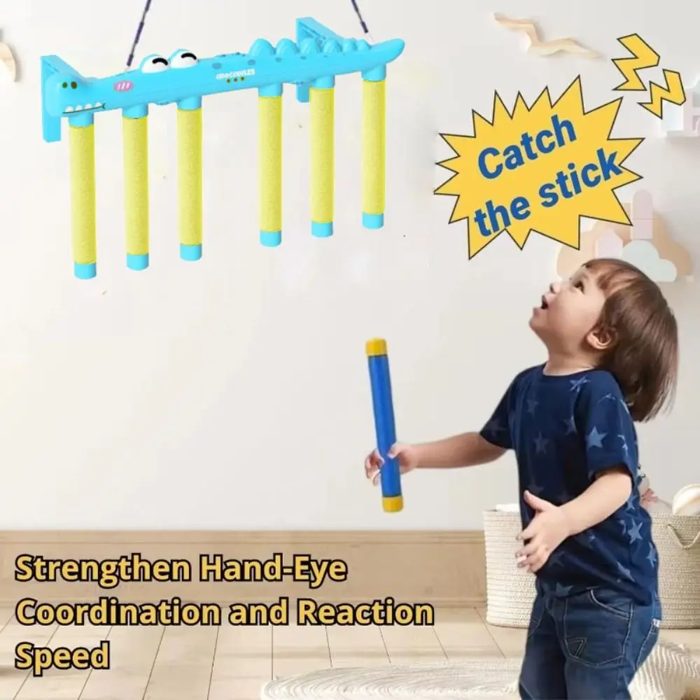 Crocodile Challenge Falling Sticks Game Quick Reaction Exercise Prop Catching Sticks Sensory Toy Parent-Child USB Rechargeable
Crocodile Challenge Falling Sticks Game Quick Reaction Exercise Prop Catching Sticks Sensory Toy Parent-Child USB Rechargeable