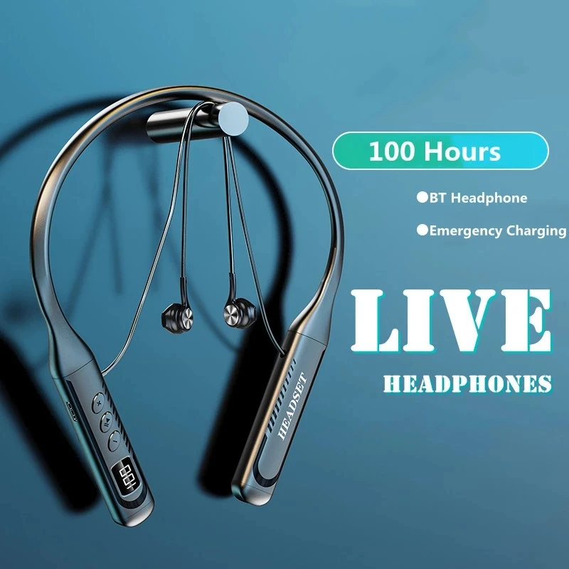 Suitable forWireless Bluetooth 5.3 Earphones Monitoring HIFI Bass Headphones 100 Hours Neckband Headphone Sport Headset for Live
Suitable forWireless Bluetooth 5.3 Earphones Monitoring HIFI Bass Headphones 100 Hours Neckband Headphone Sport Headset for Live