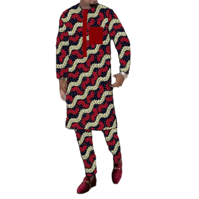 Original Design African Print Men’s Casual Clothes Hand-cut Tops Patch Elastic Waist Pants Customized Party Wear
Original Design African Print Men’s Casual Clothes Hand-cut Tops Patch Elastic Waist Pants Customized Party Wear