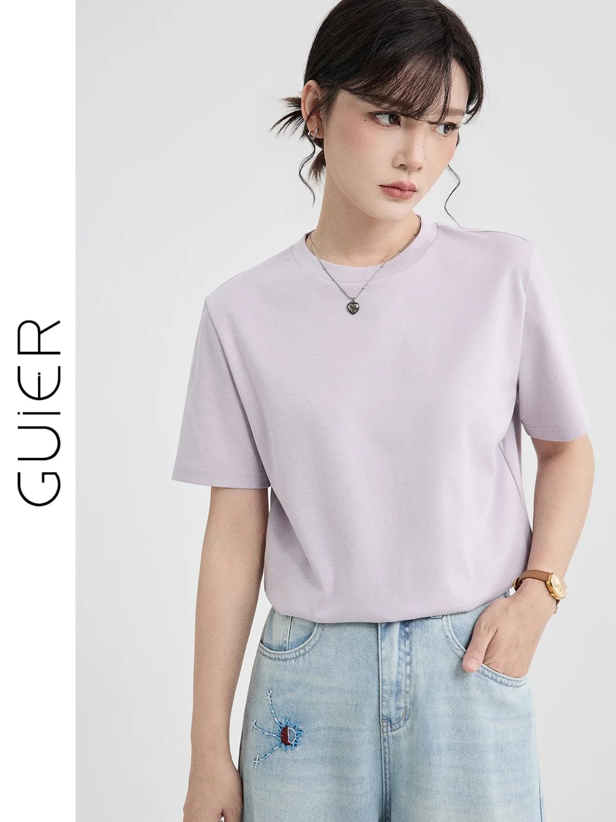 Summer New Women's round Neck Short Sleeve T-shirt Casual Loose Fit Versatile Simple Top Comfortable Regular Length Basic Color
Summer New Women's round Neck Short Sleeve T-shirt Casual Loose Fit Versatile Simple Top Comfortable Regular Length Basic Color