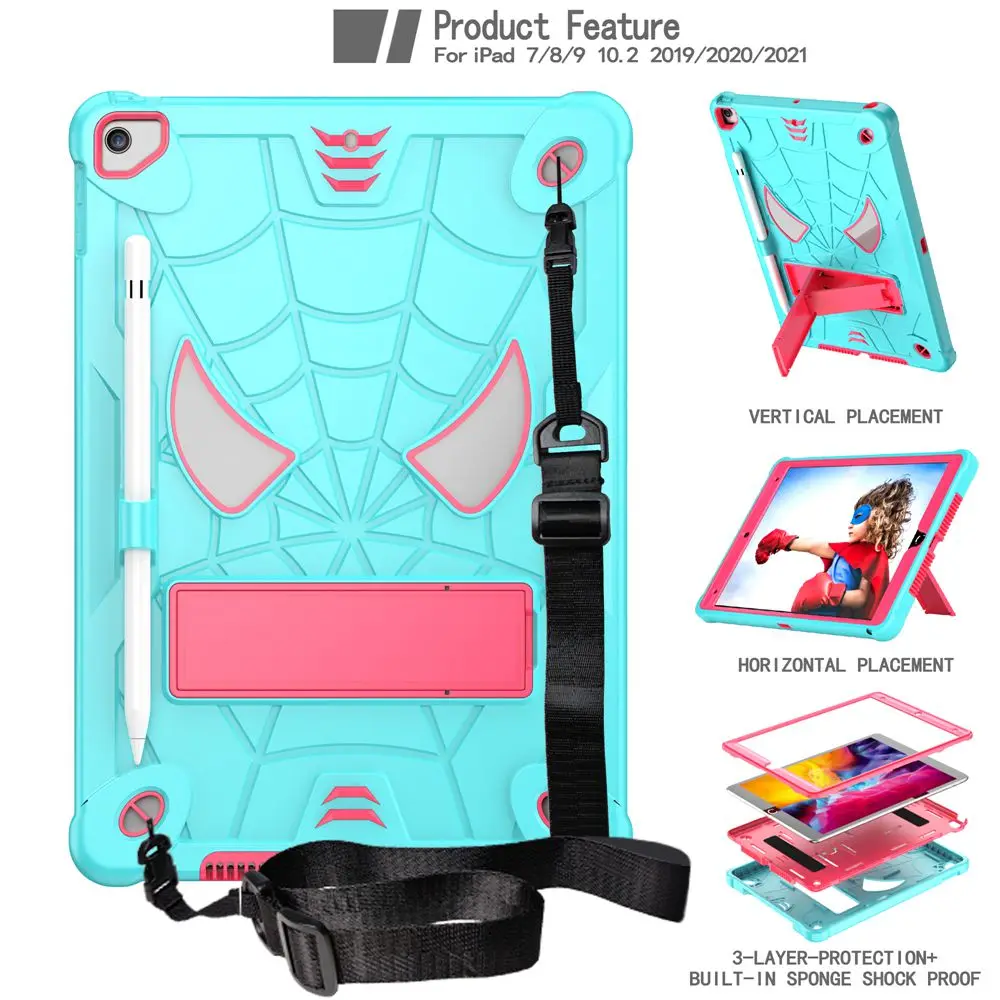 For ipad 9th generation case 10.2 inches full body tablet cover for kids stand sleeve for ipad 7th / 8th generation case
For ipad 9th generation case 10.2 inches full body tablet cover for kids stand sleeve for ipad 7th / 8th generation case