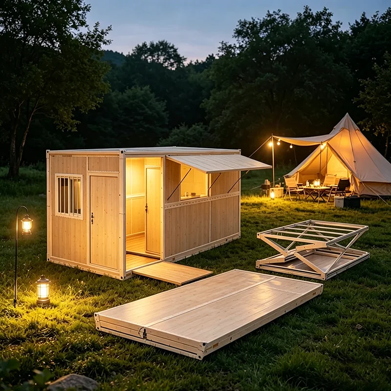 Customized Compact Expandable Folding House Space Saving Foldable Body Easy Transport Urban Temporary Small Living Prefab Home
Customized Compact Expandable Folding House Space Saving Foldable Body Easy Transport Urban Temporary Small Living Prefab Home