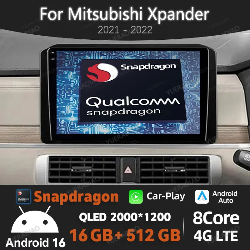Android 16 Car Radio For Mitsubishi Xpander 2021 - 2022 QLED 4G WIFI Multimedia Video Player GPS NAVI BT 2DIN Qualcomm Head Unit
Android 16 Car Radio For Mitsubishi Xpander 2021 - 2022 QLED 4G WIFI Multimedia Video Player GPS NAVI BT 2DIN Qualcomm Head Unit