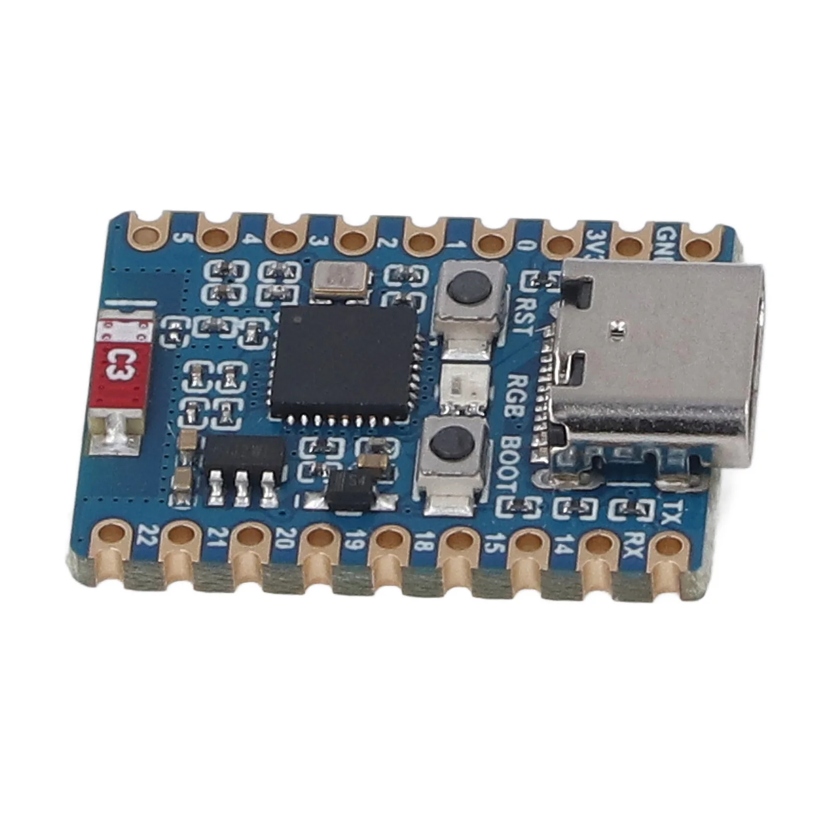 160MHz Mini Development Board PCB 32 Bit Single Processor 2 Modes 2.4GHz WiFi 6 Mini Development Board for Industrial Use