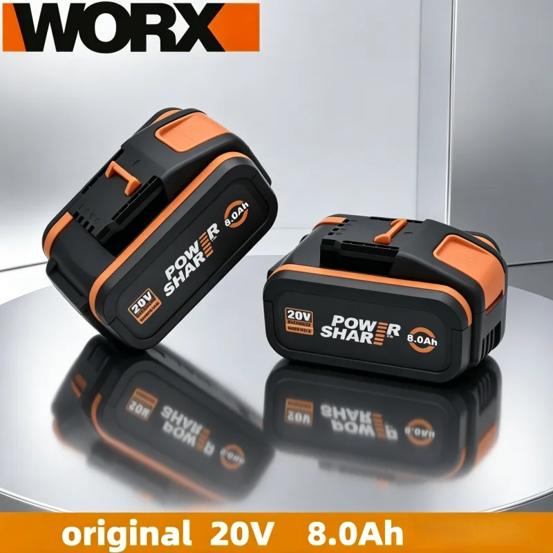 Original WORX 20V 6Ah 8Ah Li-ion Battery WA3014 WA3551 Compatible with WG630 WG629 WX372 WX390 Cordless Power Tool Battery
Original WORX 20V 6Ah 8Ah Li-ion Battery WA3014 WA3551 Compatible with WG630 WG629 WX372 WX390 Cordless Power Tool Battery