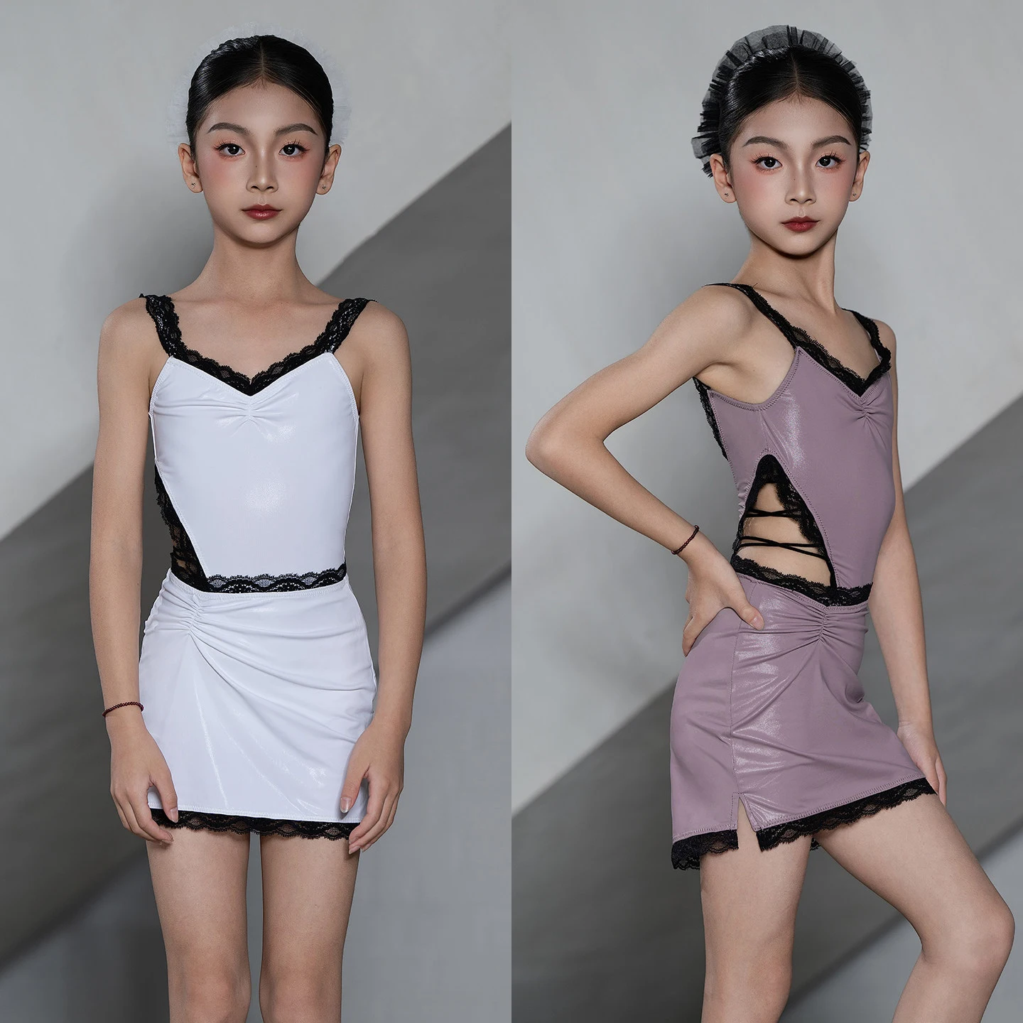 Kids Latin Dance Clothes Girls Performance Dress Lace Split Suit Rumba Cha Cha Dance Practice Dresses Competition Wear BL19226
Kids Latin Dance Clothes Girls Performance Dress Lace Split Suit Rumba Cha Cha Dance Practice Dresses Competition Wear BL19226