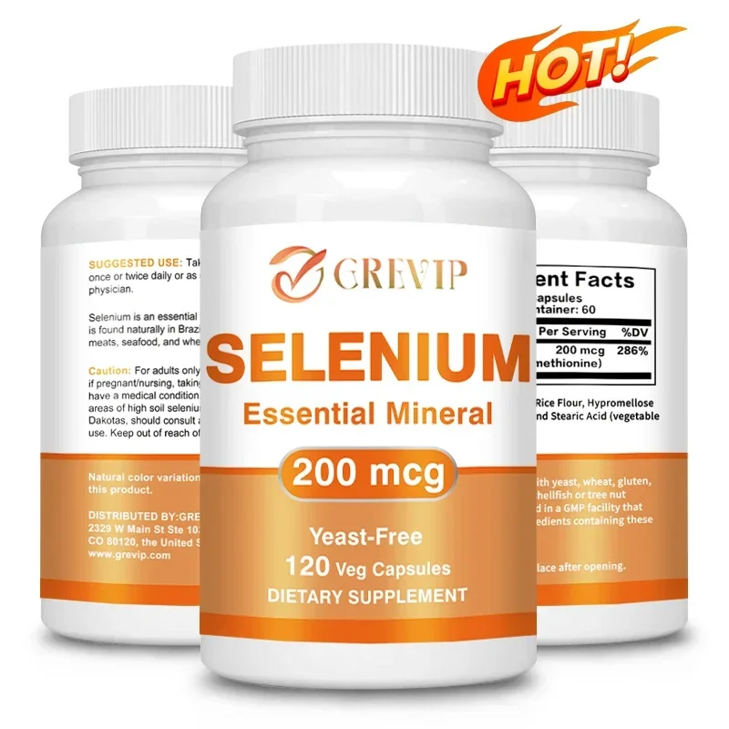 Selenium - Thyroid Support, for Energy Levels, Metabolism, Fatigue and Brain Function
Selenium - Thyroid Support, for Energy Levels, Metabolism, Fatigue and Brain Function