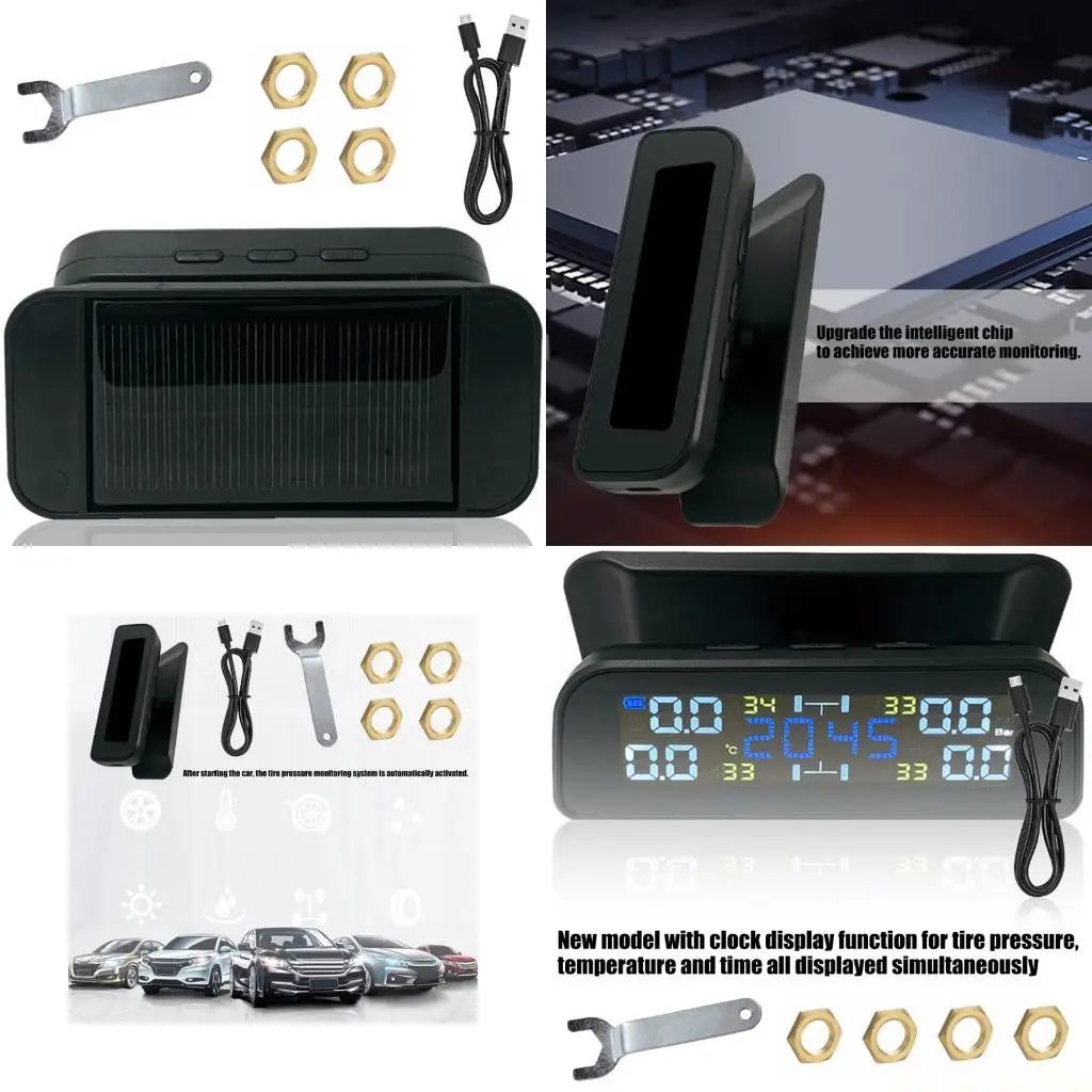 J0MA 4 Tire Pressure Monitor System with Solar Charging USB Power Tire Pressure Monitoring System for Campers & Motorhomes
J0MA 4 Tire Pressure Monitor System with Solar Charging USB Power Tire Pressure Monitoring System for Campers & Motorhomes