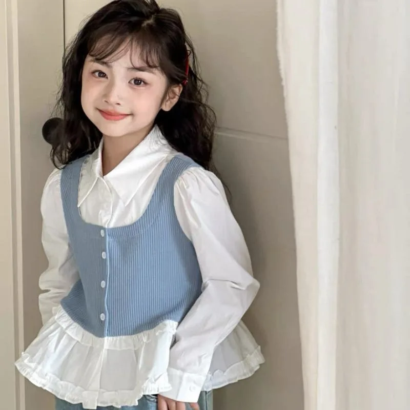 2026 Autumn New Kids' Two Piece Shirt Girls' Lace Trimmed Blouse Trendy Children's Two-Piece Suit Toddler Big Kids
2026 Autumn New Kids' Two Piece Shirt Girls' Lace Trimmed Blouse Trendy Children's Two-Piece Suit Toddler Big Kids