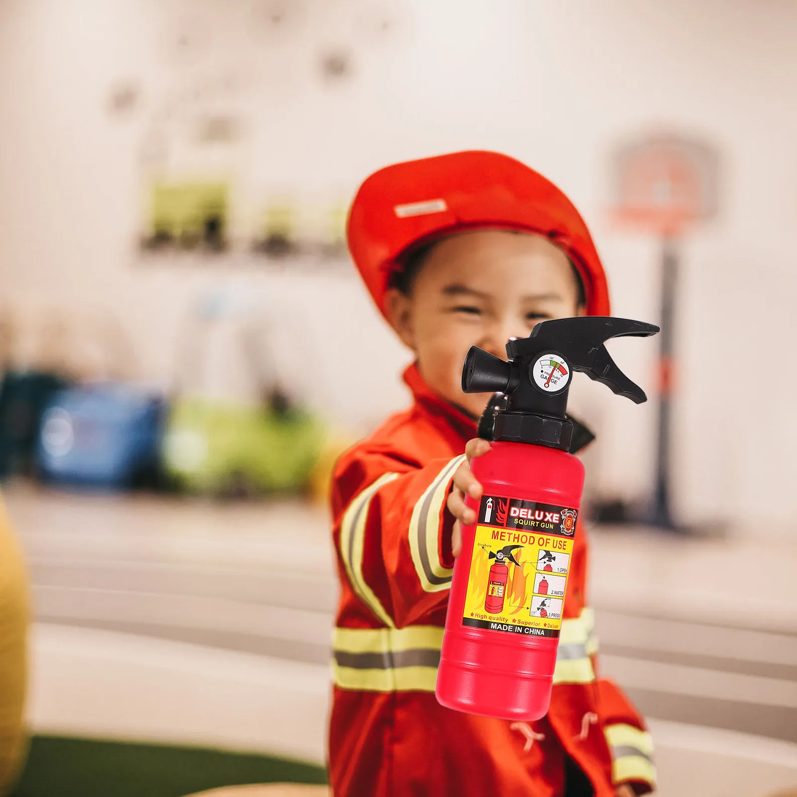 Firefighter Props Set Plastic Material Role Kids Water Shooters Firefighting Accessories Pretend Play Costume Set
Firefighter Props Set Plastic Material Role Kids Water Shooters Firefighting Accessories Pretend Play Costume Set