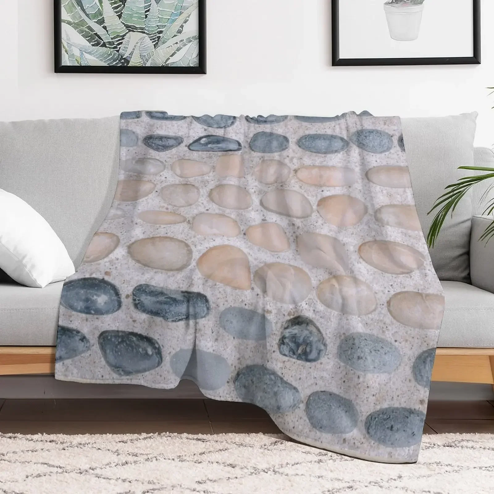 Pastel Pink and Blue Pebbles on the Sand - Colorful Stones Collection - Cool for the Summer SPA Throw Blanket
Pastel Pink and Blue Pebbles on the Sand - Colorful Stones Collection - Cool for the Summer SPA Throw Blanket