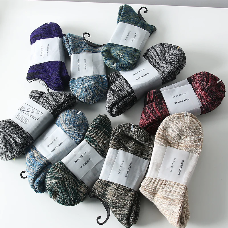 Comfortable Thickened 58 Woolen Men's Mid-calf Socks Color-woven Winter Warm Home Socks Breathable Soft Woolen Tube Socks
Comfortable Thickened 58 Woolen Men's Mid-calf Socks Color-woven Winter Warm Home Socks Breathable Soft Woolen Tube Socks