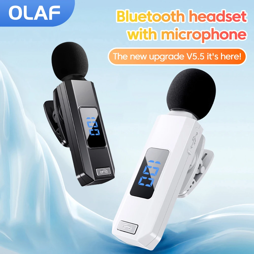 2-in-1 Microphone/Bluetooth Headset Wireless Bluetooth 5.5 Earphones Sports Headphones HiFi Handsfree Noise Canceling Earbuds
2-in-1 Microphone/Bluetooth Headset Wireless Bluetooth 5.5 Earphones Sports Headphones HiFi Handsfree Noise Canceling Earbuds