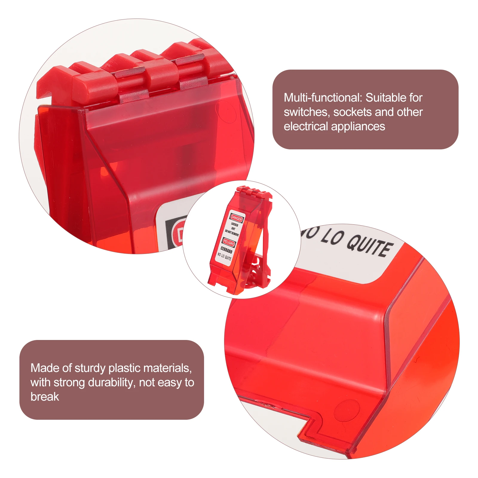 Wall Switch 120x45x26mm Plastic Toggle Guard Switch Accessories Cover Childproof Safe Home Safety Electrical
Wall Switch 120x45x26mm Plastic Toggle Guard Switch Accessories Cover Childproof Safe Home Safety Electrical