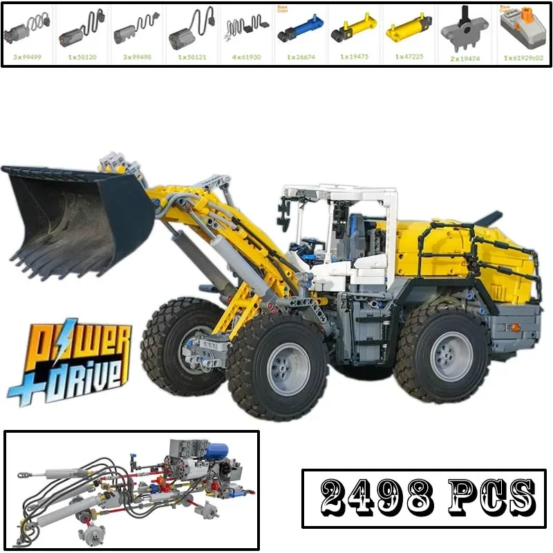Новинка, колесный погрузчик MOC L580 XPower, потрясающий погрузчик с радиоуправлением, строительные детали, набор детских игрушек, подарки на день рождения
Новинка, колесный погрузчик MOC L580 XPower, потрясающий погрузчик с радиоуправлением, строительные детали, набор детских игрушек, подарки на день рождения