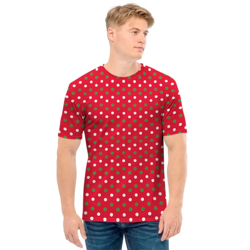 Full Print Polka Dot Pattern Mens T Shirt Summer Short Sleeve Crew Neck Tee Shirts Tops Streetwear Mens Plus Size T Shirts
Full Print Polka Dot Pattern Mens T Shirt Summer Short Sleeve Crew Neck Tee Shirts Tops Streetwear Mens Plus Size T Shirts