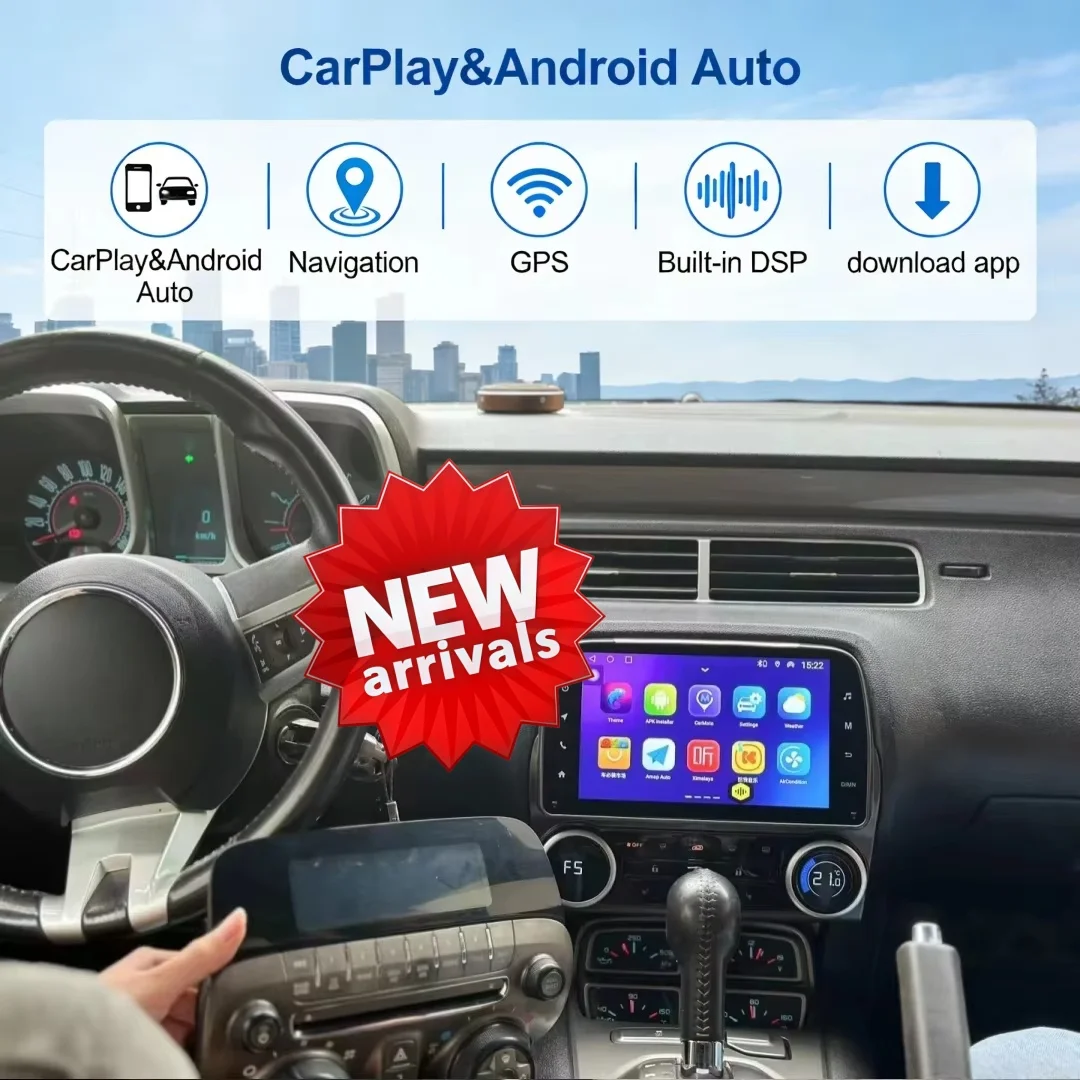 8 inch Android 15 For Chevrolet Camaro 2008-2015 Car Radio Multimedia Tape Radio Recorder Player Stereo Auto Audio GPS Navi Head
8 inch Android 15 For Chevrolet Camaro 2008-2015 Car Radio Multimedia Tape Radio Recorder Player Stereo Auto Audio GPS Navi Head