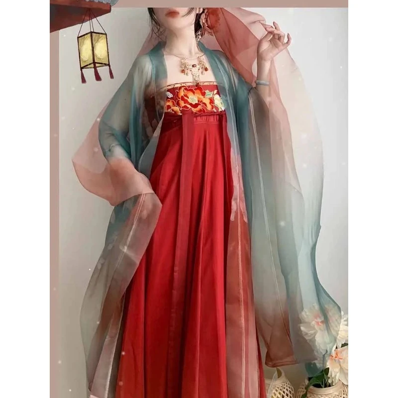 Hanfu Dress Women Chinese Vintage Hanfu Female Halloween Carnival Cosplay Costume Ancient Embroider Red Hanfu Dress Tang Suits
Hanfu Dress Women Chinese Vintage Hanfu Female Halloween Carnival Cosplay Costume Ancient Embroider Red Hanfu Dress Tang Suits