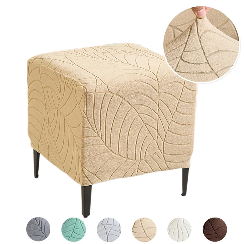 1PC Elastic Ottoman Stool Cover Leaves Jacquard Square Footstool Slipcover All-inclusive Anti-dirty Footrest Cover Home Decor
1PC Elastic Ottoman Stool Cover Leaves Jacquard Square Footstool Slipcover All-inclusive Anti-dirty Footrest Cover Home Decor