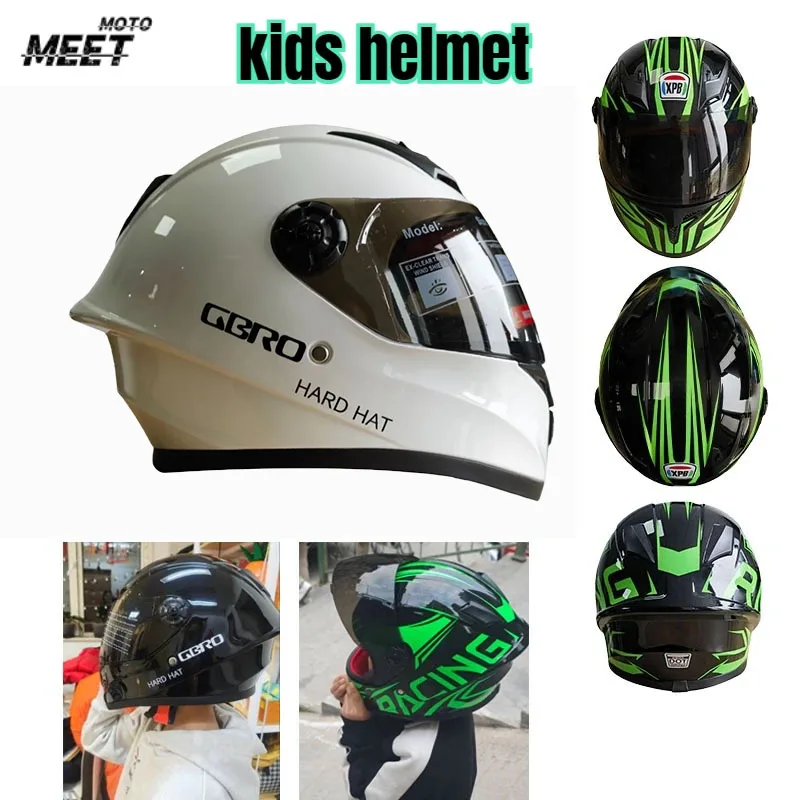 Children's Kart Motorcycle Helmet Safety Full-face Helmet Mountain Bike ATV Full-face Helmet Four-season Outdoor Sports Riding
Children's Kart Motorcycle Helmet Safety Full-face Helmet Mountain Bike ATV Full-face Helmet Four-season Outdoor Sports Riding