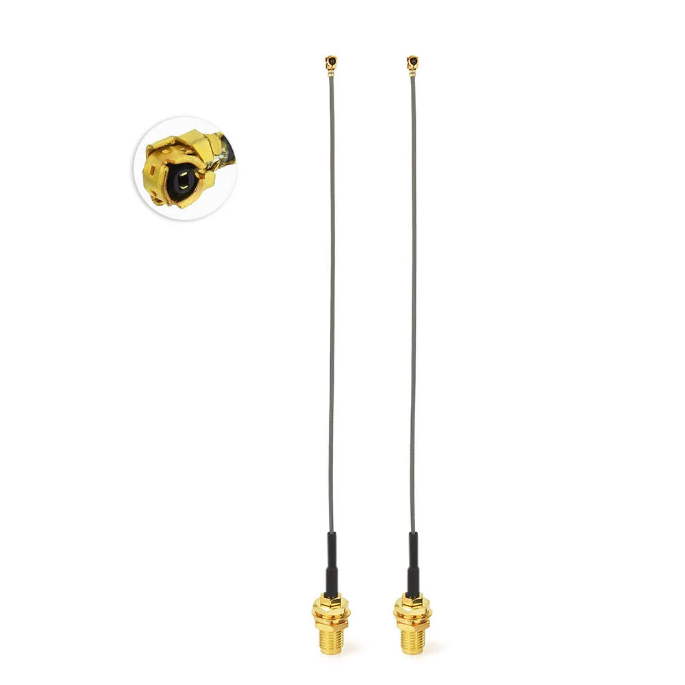 Eightwood IPEX IPX U.FL to RP-SMA Female Pigtail Cable for Mini PCIE Card Wireless Routers PC Desktop FPV UAV Drone PS4 Build
Eightwood IPEX IPX U.FL to RP-SMA Female Pigtail Cable for Mini PCIE Card Wireless Routers PC Desktop FPV UAV Drone PS4 Build