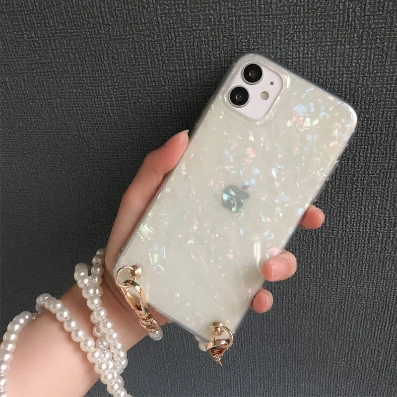 Conch shell Pattern Pearl Lanyard Strap Chain Case For Samsung Galaxy S23 S21 S20 FE S22 Ultra S9 S10 Note 20 9 10 Plus Cover
Conch shell Pattern Pearl Lanyard Strap Chain Case For Samsung Galaxy S23 S21 S20 FE S22 Ultra S9 S10 Note 20 9 10 Plus Cover