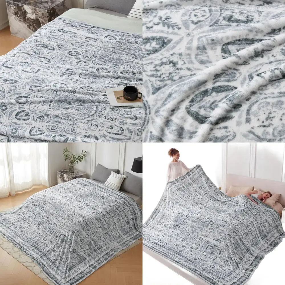 Огромное одеяло 10 x 10 дюймов в винтажном стиле, мягкое и теплое для кровати, путешествий, кемпинга, серое
Огромное одеяло 10 x 10 дюймов в винтажном стиле, мягкое и теплое для кровати, путешествий, кемпинга, серое
