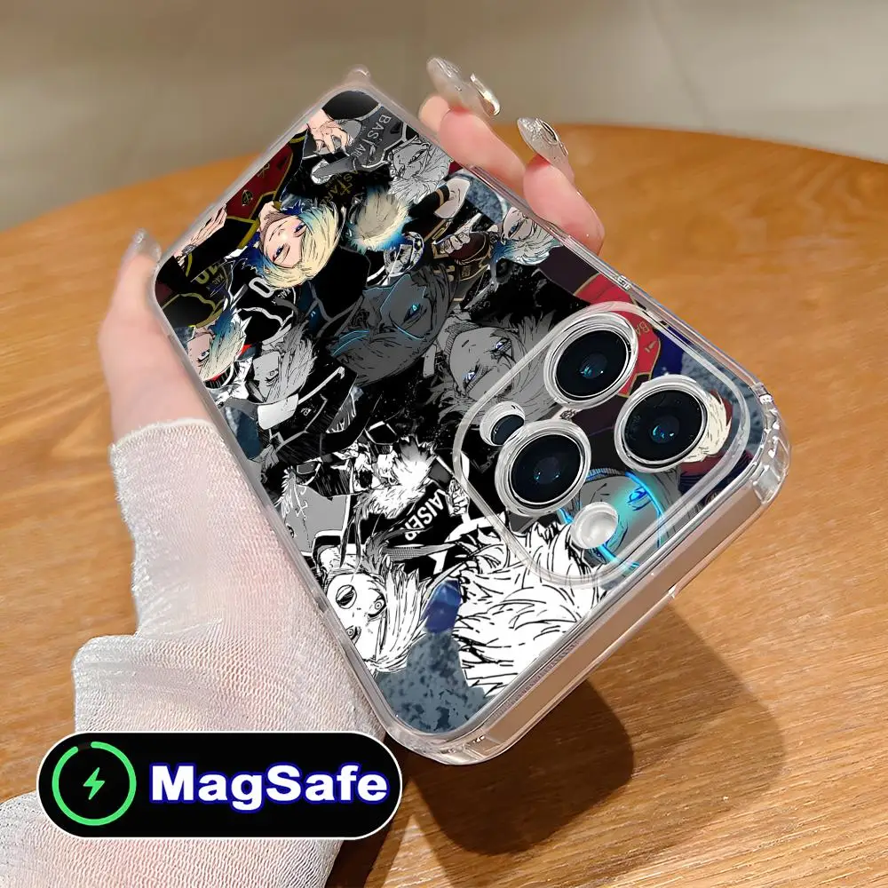 Blue Lock Michael Kaiser Clear TPU Magsafe Mobile Phone Case for iPhone 17 16 15 14 13 12 11 Air Pro Max Plus Mini Cover
Blue Lock Michael Kaiser Clear TPU Magsafe Mobile Phone Case for iPhone 17 16 15 14 13 12 11 Air Pro Max Plus Mini Cover